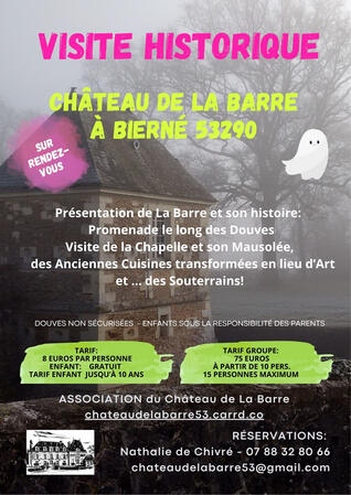 Visite historique du Château de La Barre