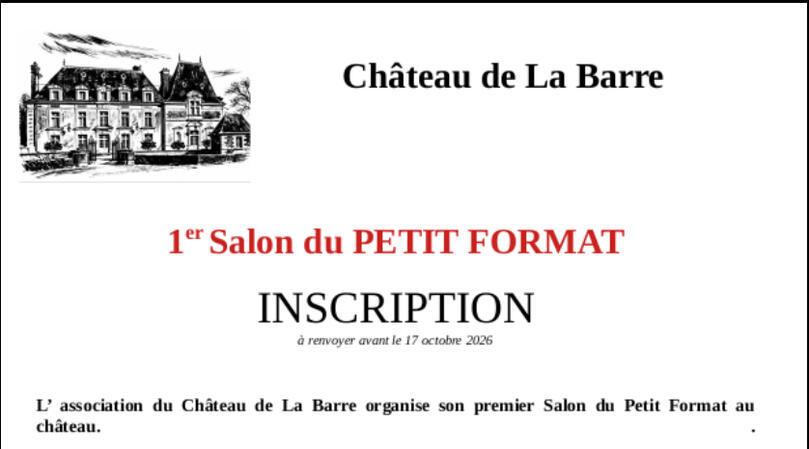1er Salon du Petit Format