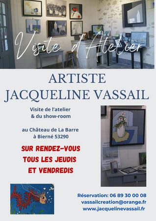 Visite de l'Atelier Jacqueline Vassail